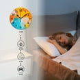 thumbnail image 4 of Battery Operated Analog Wall Clocks Non-Ticking Silent Modern Clock Decorative for Home,Office-Blue And Yellow Oil Painting(10inch), 4 of 4