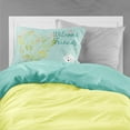 thumbnail image 2 of Carolines Treasures BB7639PILLOWCASE Welcome Friends Maltese Fabric Standard Pillowcase Standard multicolor, 2 of 2