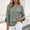 Gray#03, variant on 3/4 Length Sleeve Summer Tops for Women Oversized 3/4 Sleeve Crewneck Cotton Linen Shirts Casual Solid Round Neck Loose Lightweight Comfy Half Sleeve T Shirts