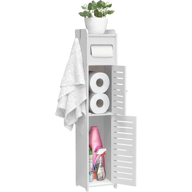 Estante Organizador para Baño Practiksa Sanitario WC con Dos Niveles Esquinero Mueble para Baño