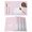Pink, variant on Easter Bunny Placemats Set of 4, Watercolor Butterfly Cute Rabbit Flowers Purple Placemats for Dining Table, Place Mats for Kitchen Tabletop, Waterproof Wipeable Dining Table Mats Set