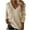 Beige, variant on Turilly Women's Fashion Fall Winter Sweaters Knitted Loose Long Sleeve Blouse V-Neck Pullover Sweater