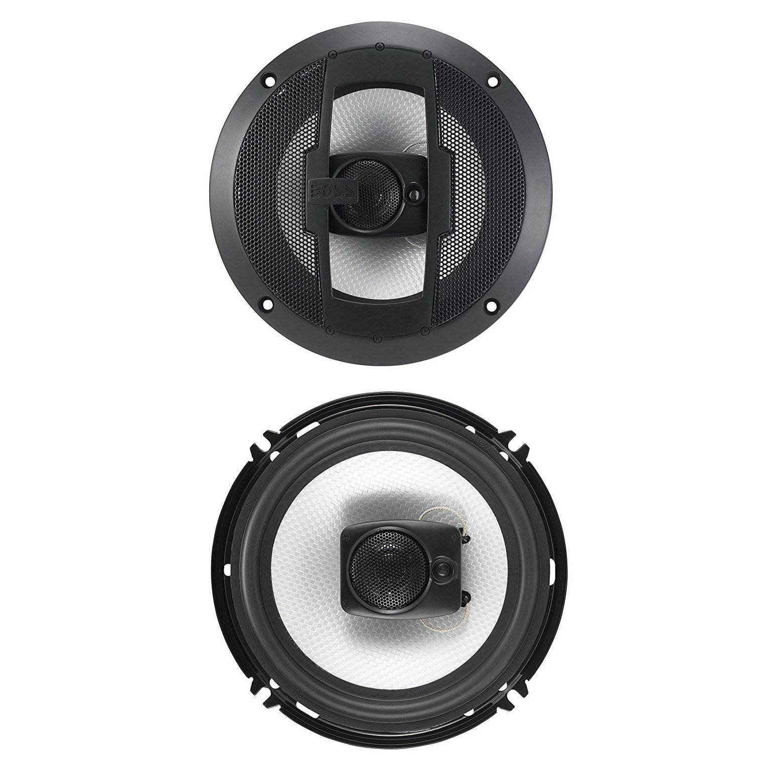 Boss R63 6.5 Inch 300W 3 Way Car Audio Coaxial 4 Ohm Stereo Speakers (Pair) - image 2 of 5