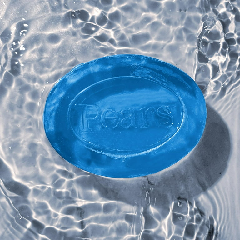 Pears, Glycerin Soap, 12-Pack, Transparent Blue with Mint Extract