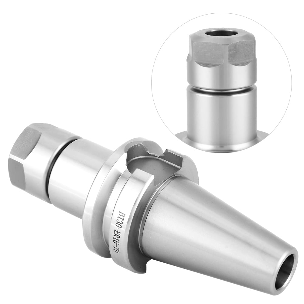 BT30-ER16-70 Steel High-speed Collet Heavy Duty Accuracy Triple Bearing Revolving CNC Mill Holder 10000rpm BT30-ER16-70 Steel High-speed Collet Heavy Duty Accuracy Triple Bearing Revolving CNC Mill Holder 10000rpm