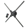 thumbnail image 4 of 3D Holographic Fan Advertising Machine, 3D LED Hologram Projector Software Operation 1600x672 Remote Control 672 LEDs Timed Playback  For Restaurants EU Plug, 4 of 8