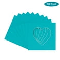 thumbnail image 2 of Aquamarine Acid Free 7x7 Heart Picture Frame Mat with White Core Bevel Cut for 4x5 Pictures - Fits, 2 of 3