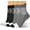 Black+Grey-2 Pairs, variant on Compression Ankle Support Socks Women - Coolmax Wicking, Cushioned Athletic, Plantar Fasciitis Relief Pink+Purple+Light Blue,3 Pairs,X-Large