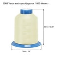 thumbnail image 4 of Uxcell 1968 Yards 150D/0.25mm Extra Strong Bonded Polyester Thread (Beige), 4 of 6