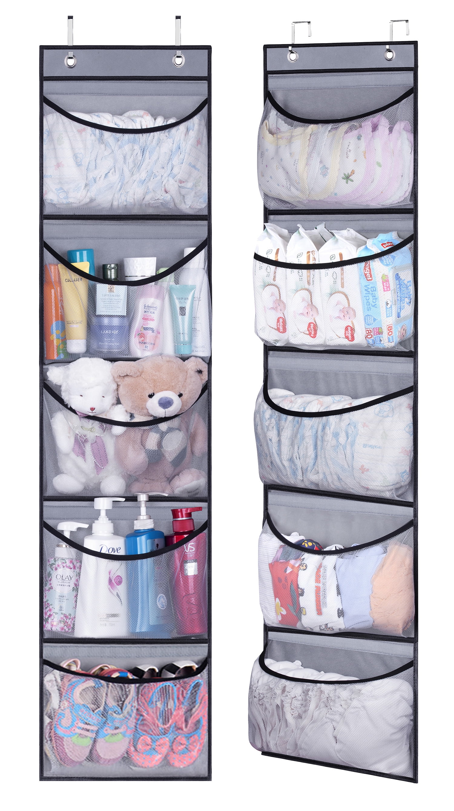 MISSLO Over the Door Hanging Organizer for Closet, Bedroom, Bathroom