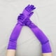 thumbnail image 5 of Nvzi Guantes de satén de estilo ópera, de talla clásica para adultos, de 21,7" (morado), 5 of 5