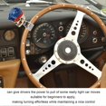 thumbnail image 4 of Skull Shape Steering Wheel Spinner 3cm Diameter Resin Turn Knob Booster for Cars Trucks Tractors Boats, 4 of 5