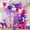 Hot Pink-purple-white, variant on Pink and Rose Gold Balloon Garland Arch Kit, 147Pcs Hot Pastel Pink Metallic Rose Gold Balloons with Confetti for Bridal Baby Shower Birthday Princess Wedding Mother's Day