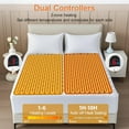 thumbnail image 2 of Heated Mattress Pad Queen Size, Quilted Electric Mattress Pad, Dual Controller, Bed Warmer Fit up to 21", 6 Heat Settings, 1-10 Hours Auto Off, Fast Heating, White, 2 of 6