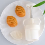 and Cookie Stamp Molds Easy to Use Leaves Designs Molds for Home Bakers and Professional Pastries Cooks