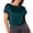 Green, variant on Lixiuxyad Women's Pure Color Minimalist Fashion Short Sleeve Top Summer Tee Shirts,Blue L
