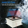thumbnail image 4 of 12V 14'' RV Ventilation Fan Electric Automatic Ventilating Exhaust Fan RV Roof Vent With Thermostat & Rain Sensor, 4 of 6