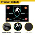 thumbnail image 2 of WDOplteas Tapete Entrenamiento Pasos Baloncesto Tapete Entrenamiento Regate Antideslizante (Estilo D), 2 of 9