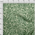 thumbnail image 3 of oneOone Cotton Silk Green Fabric Abstract Marble Quilting Supplies Print Sewing Fabric By The Yard 42 Inch Wide, 3 of 6