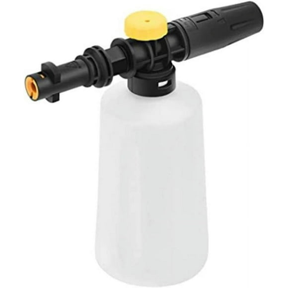 nipocaio Snow Foam Lance, Foam Soap Dispenser Adjustable Pressure Washer, Soap Foam Cannon, White, 22.5*20.1*9.4
