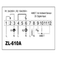 thumbnail image 4 of ZL-610A, Temperature Controller, Thermostat Temperature Controller, Cold Storage Controller ,Install Easy, 4 of 5