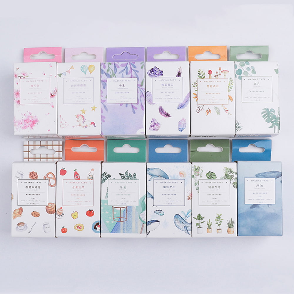 Washi Tape Album DIY Diary Decorative-Scrapbooking Paper Adhesive Sticker LB 