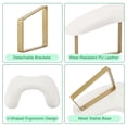 thumbnail image 5 of Vocoste Arm Rest for Nails Tech U Shaped with Detachable Brackets with Stable Base Nail Hand Rest White, 5 of 7