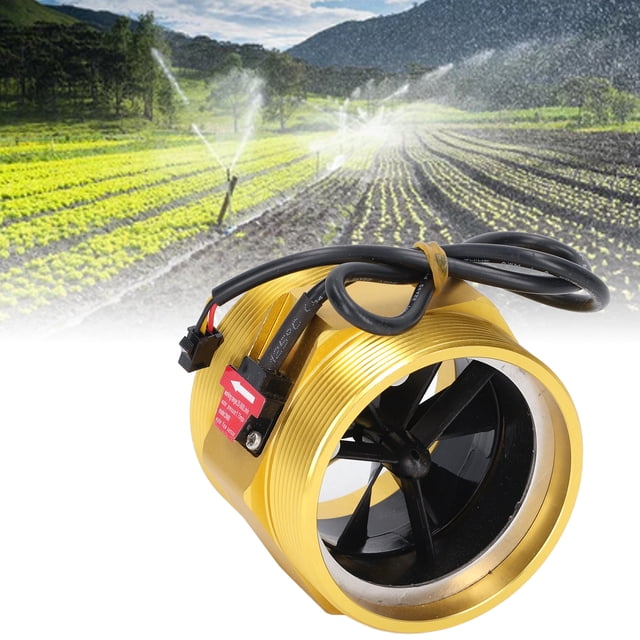 Sensor De Flujo De Agua, Salida NPN Señal De Pulso DC5-18V Interruptor De Flujo De Turbina De Rosca Macho De 3 Pulgadas Fácil De Instalar Para Calentador De Agua Doméstico