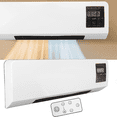 thumbnail image 2 of 12000 BTU Wall Mounted & Window Air Conditioner, 2-in-1 Cooling and Heating Mini AC Unit with Remote Control, 24H Timer, Sleep Mode, Quiet Operation, Compact Air Conditioner for Bedroom, Garage & RV, 2 of 7