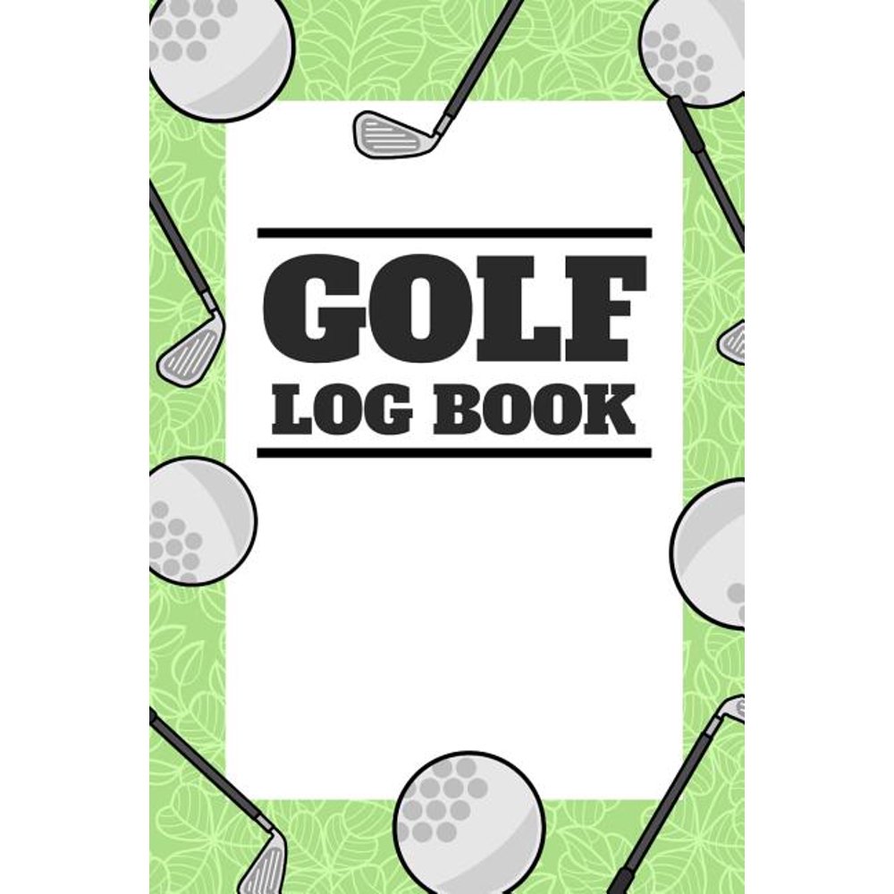 Golf Log Book Small Green Golfing Logbook With Scorecard Template Like Tracking Sheets And