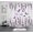 Grey, variant on Purple Floral Shower Curtain Purple Lavender and Butterfly on White Shower Curtain for Bathroom, Rustic Flower Plant Shower Curtain Set Durable Fabric and Hooks, 72X72Inches