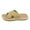 A Beige, variant on Sandals For Women Slip-On Open Toe Cross Band Walking Footwear Arch Support Comfy Casual Simple Shoes Casual Daily Wear Beige 36