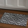 thumbnail image 4 of Linon Home Décor Elegance Area Rug Collection, Gray and Black, 8' x 10', 4 of 6