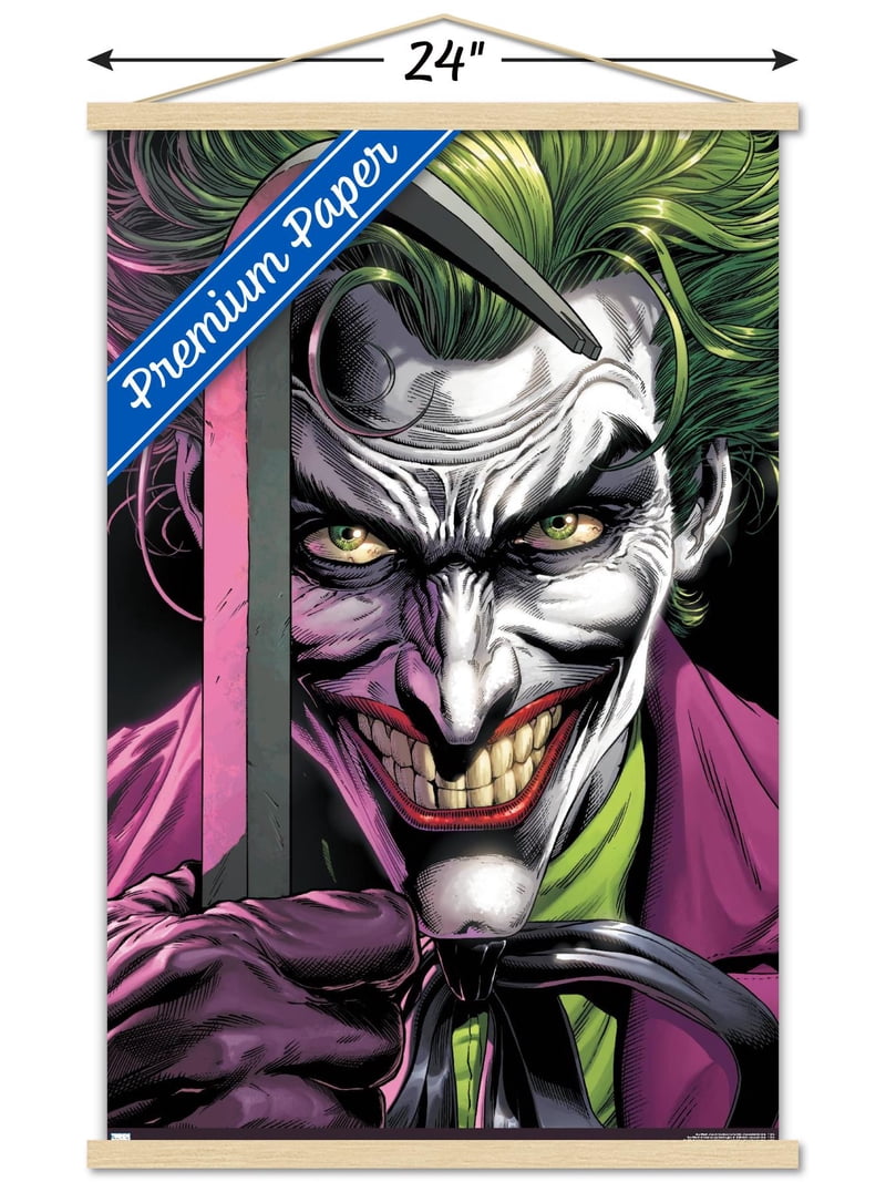 DC Comics The Joker - Crowbar Wall Poster with Magnetic Frame