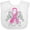 AA-White, variant on Inktastic Hope- Pink Ribbon Breast Cancer Awareness Boys or Girls Baby Bib