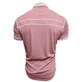 thumbnail image 6 of Qwertyu Men's Casual Polo Shirts Classic Long Sleeve Basic Button T-Shirt Lightweight Cotton Golf Tops with Pocket Pink 3XL, 6 of 7
