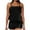 Black, variant on VBVC Women Vintage Tummy Control Two Piece Tankini Swimsuits Swimdress Push Up Swimwear Bathing Suits