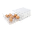 thumbnail image 1 of Cajón de almacenamiento de huevos Mind Reader, apilable y transparente, juego de 2, 1 of 8