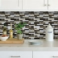 thumbnail image 4 of Peel and Stick Backsplash 12"x12" Marble Waterproof Backsplash Tile for Kitchen Subway Stone Self Adhesive Tile Sticker for Kitchen Bathroom Fireplace Laundry Room Gray, 4 of 8