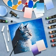 Arteza Acrylic Gouache Paint, Matte Finish, Multicolor, Set of 24, 12 mL