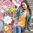 thumbnail image 2 of 30PCS Embroidered Patches, Bright Vivid Colors Sew On Patch Iron On Patch Applique for Clothes, Dress, Hat, Jeans, Hats, DIY Accessories, 2 of 7