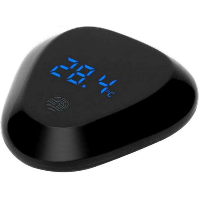 Digital Aquarium Thermometer Wireless Touch Screen Accurate LED Display Thermometer with Sticker