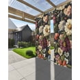 thumbnail image 3 of nqOlkjepod Outdoor Curtains for Patio Waterproof, Vintage Flower Outdoor Privacy Panels Grommet, Colorful Garden Floral Botanicals Blossom Blackout Outside Curtains for Porch/Cabana 54"x84", 1 Panel, 3 of 8