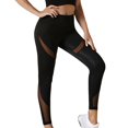 thumbnail image 2 of Jxximdong Leggings for Women, Seamless Knit Tight Height Waist Breathable Outdoor Running Fitness Pants Hip Lift Yoga Pants, Black Women's Yoga Pants, 2 of 8
