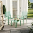 thumbnail image 7 of Soonbuy 3-Piece Outdoor Bistro Set, Modern Patio Furniture Set with Chairs and Table for Lawn,Garden,Balcony, 7 of 7