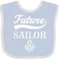 thumbnail image 3 of Inktastic Future Sailor Kids Sailing Boys Baby Bib, 3 of 4