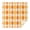 Orange Yellow Checkerboard, variant on Red and Black Checkered Pattern Square Tablecloth,Waterproof Square Table Cover,Wipeable Spillproof Washable Table Cover for Home Kitchen Party Decor 42"X42"(107x107cm)
