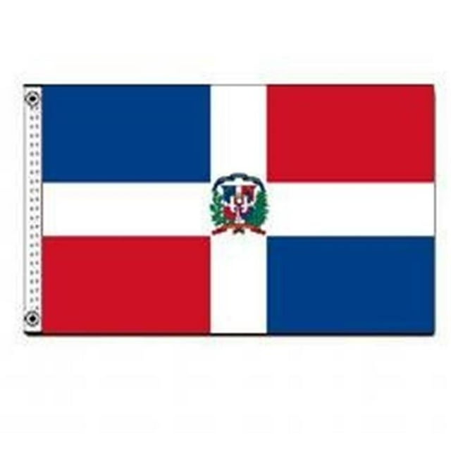 4 ft. X 6 ft. Nyl-Glo Dominican Republic Government Flag