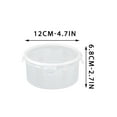 thumbnail image 4 of Dvkptbk Storage Tank Plastic Transparent Fruit and Vegetable Storage Box Sealed Lunch Box Home & Garden, 4 of 4
