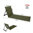 thumbnail image 6 of Portable Aluminum Camping Chair Lightweight Folding Lawn Chair for Outdoor Beach Picnic and Travel, 6 of 9